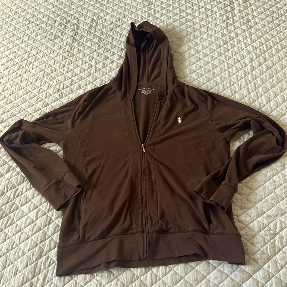 Ralph Lauren, brown jacket, size medium, vintage, used